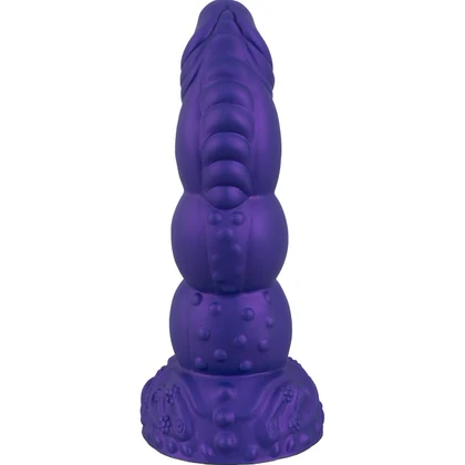 Demonul Dorinței — Dildou siliconic 22,5 cm cu Ventuză Mov