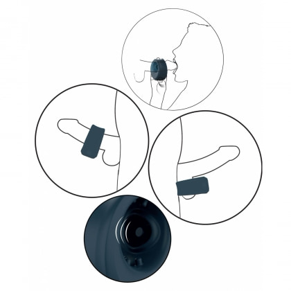 ZEPHYR Stroker and C-Ring Albastru