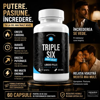 Afrodisiac Pastile Devils Candy Triple Six 60 Capsule