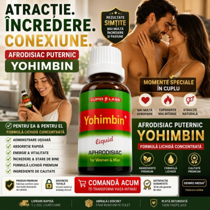 Afrodisiac Unisex Puternic Yohimbin Drops Plus 20ml