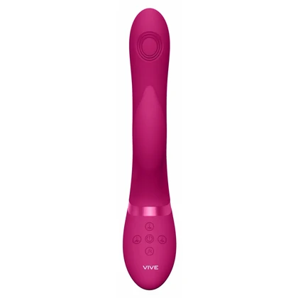 Aimi Pulse Wave and Vibrating Punctul G Rabbit Roz