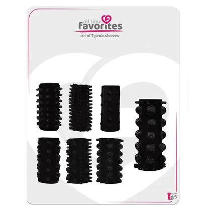 All Time Favorites Sleeves Set Negru