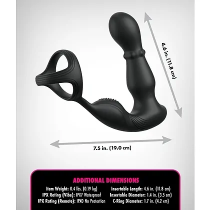 Anal Fantasy Elite Slide Glide 10 Funcții Reîncărcabil Negru