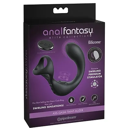 Anal Fantasy Elite Taint Alizer Prostată Perineu 3 Viteze Negru