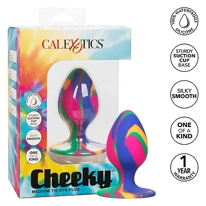 Anal Plug Cheeky Medium Tie-Dye Multicolor