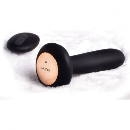 Anal Plug Cu Încălzire Și Telecomandă Svakom Primo Negru