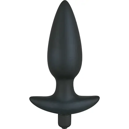 Anal Plug Cu Vibrații Black Velvet Large Negru