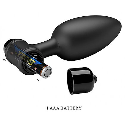 Anal Plug cu Vibrații Pretty Love II Negru