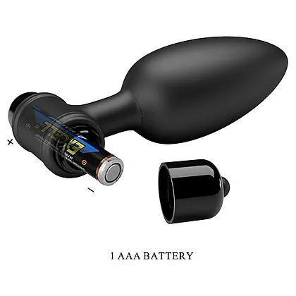 Anal Plug cu Vibratii Pretty Love II Negru