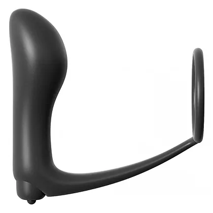 Anal Plug Cu Vibrații Și Inel Negru