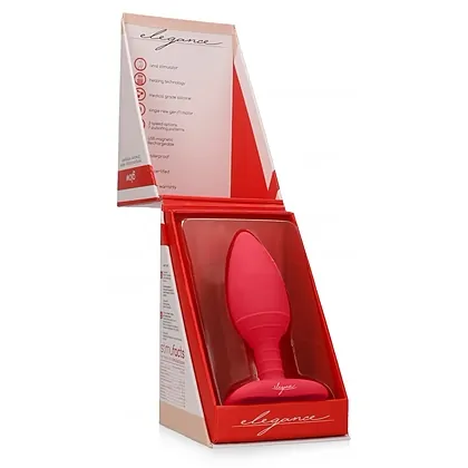 Anal Plug Glow Heating Anal Roșu