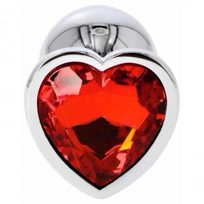 Dop Anal Heart Jewel Plug Small cu Bijuterie Inimă