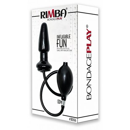 Anal Plug Inflatable Fun Small Negru