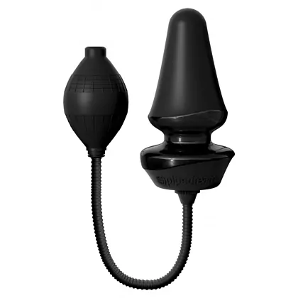 Anal Plug Inflatable Silicone Negru