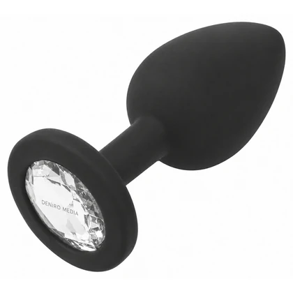 Anal Plug Premium Diamond Jewel Small Negru