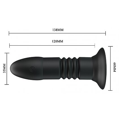 Anal Plug Pretty Love Magic Jingers Negru