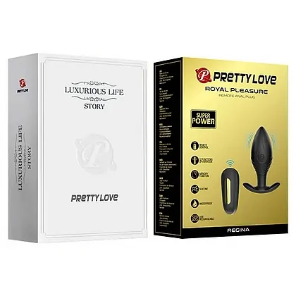 Anal Plug Pretty Love Royal Pleasure Regina Negru