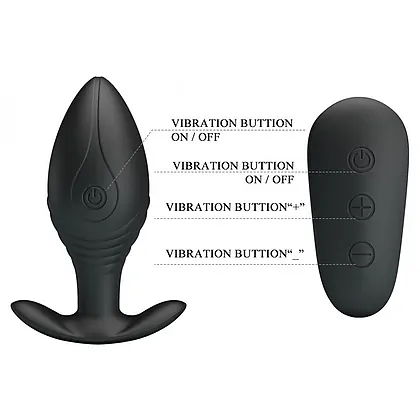 Anal Plug Pretty Love Royal Pleasure Regina Negru