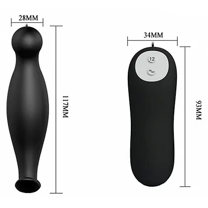 Anal Plug Pretty Love Special Anal Negru