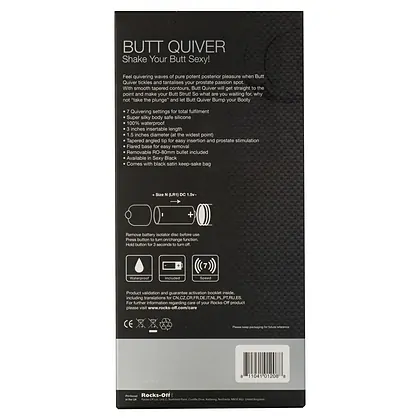 Anal Plug Quiver Negru
