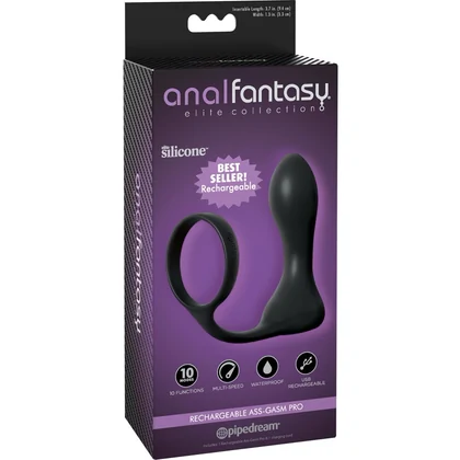 Anal Plug Rechargeable Pro Negru