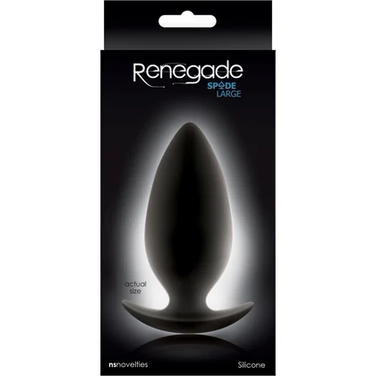 Anal Plug Renegade Spades Large Negru