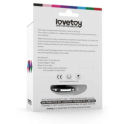 Anal Plug Rosebud Clasic Metal Plug S Argintiu