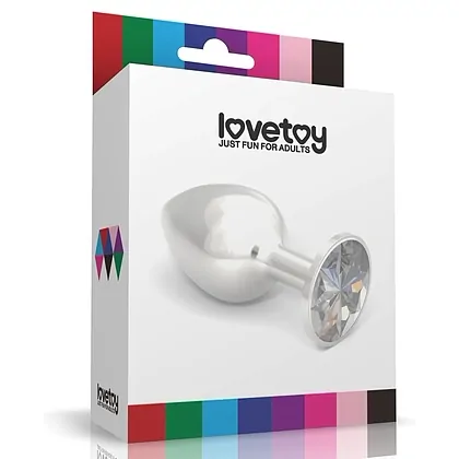 Anal Plug Rosebud Classic Metal Plug S Argintiu
