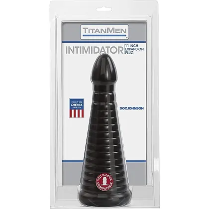 Anal Plug TitanMen Intimidator Negru