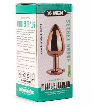 Anal Plug X-MEN Secret Shade M Auriu