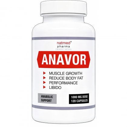 Anavor Creștere Masă Musculară 120 Capsules