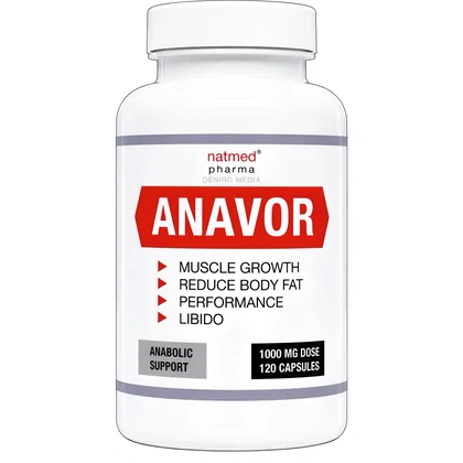 Anavor Creștere Masă Musculară 120 Capsules