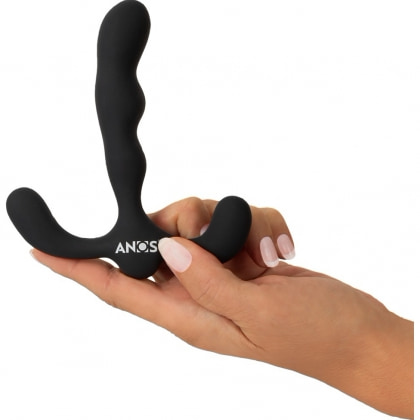ANOS 3 Motoare – Plug Prostată Vibrator Anal Reîncărcabil Negru