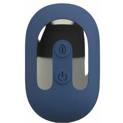 ANOS Plug Anal cu Limba Oscilantă – 10x10, Reîncărcabil Albastru