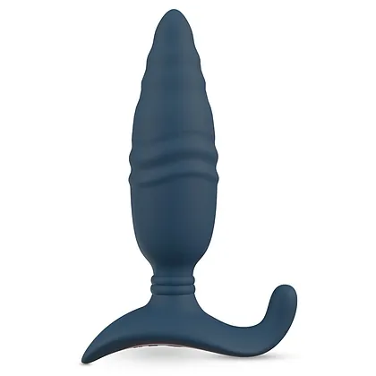 ANOS Plug Anal RC — 10 Moduri Vibrație, 10 Viteze împingere Albastru