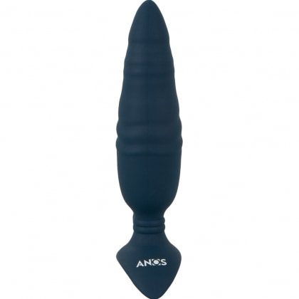 ANOS Plug Anal RC — 10 Moduri Vibrație, 10 Viteze împingere Albastru