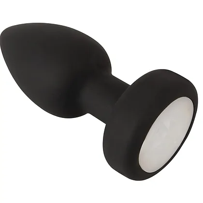 ANOS Plug Anal RC cu LED Flash - 7 Moduri, Reîncărcabil Negru