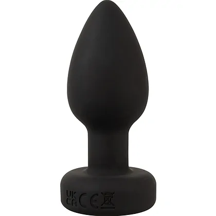 ANOS Plug Anal RC cu LED Flash - 7 Moduri, Reîncărcabil Negru