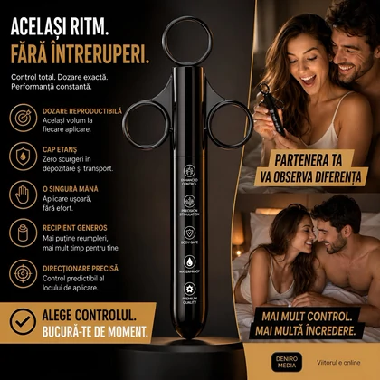 Aplicator Lubrifiant FistIt Lube Shooter Negru