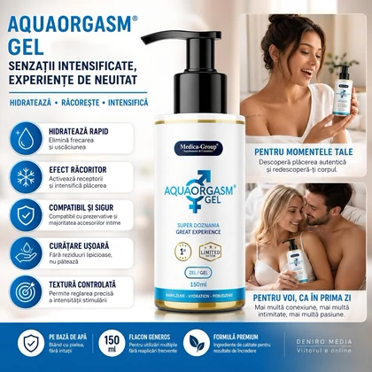 Aqua Orgasm Gel 150 ml – Alunecare Intensă și Confort