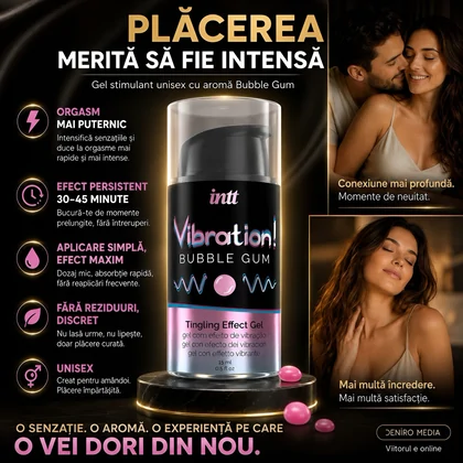 Arome Vibrante Pentru Senzualitate Cu Gust De Gumă 15ml