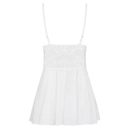 Babydoll Alb Obsessive 810-BAB L-XL