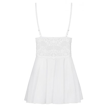 Babydoll Alb Obsessive 810-BAB S-M