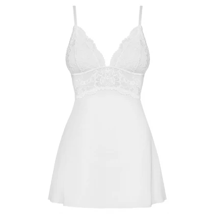 Babydoll Alb Obsessive 810-BAB S-M