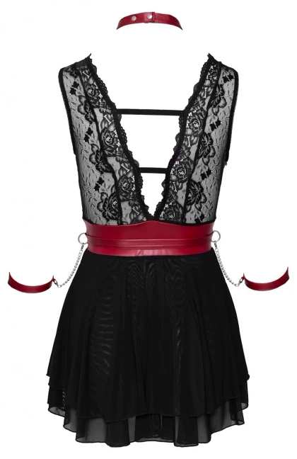 Babydoll Cottelli Collection Anya Negru S