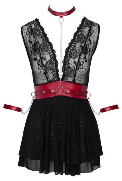 Babydoll Cottelli Collection Anya Negru S