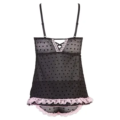 Babydoll Cottelli Collection Teresa Negru S