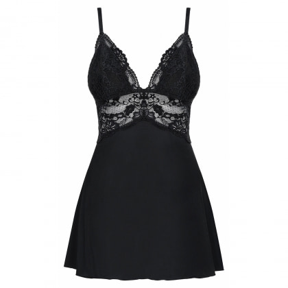 Babydoll Obsessive 810-BAB-1 Negru S-M