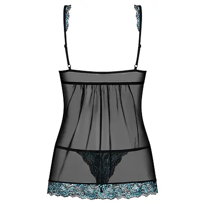 Babydoll Obsessive Chemise Negru S-M