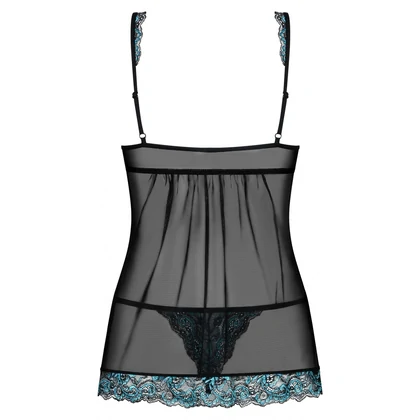 Babydoll Obsessive Chemise Negru L-XL